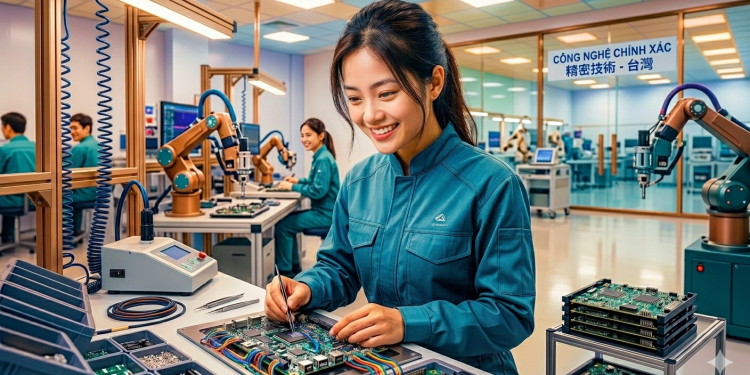 Đào viên – 01 Nữ Lao động công xưởng