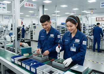 Tân Bắc – Tuyển 2 nam lao động công xưởng