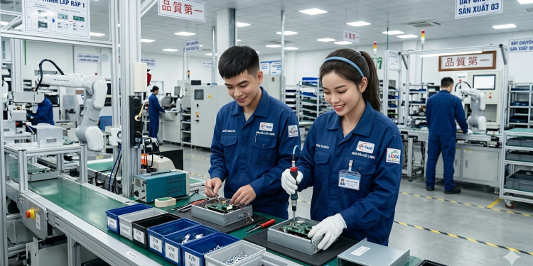 Tân Bắc – Tuyển 2 nam lao động công xưởng